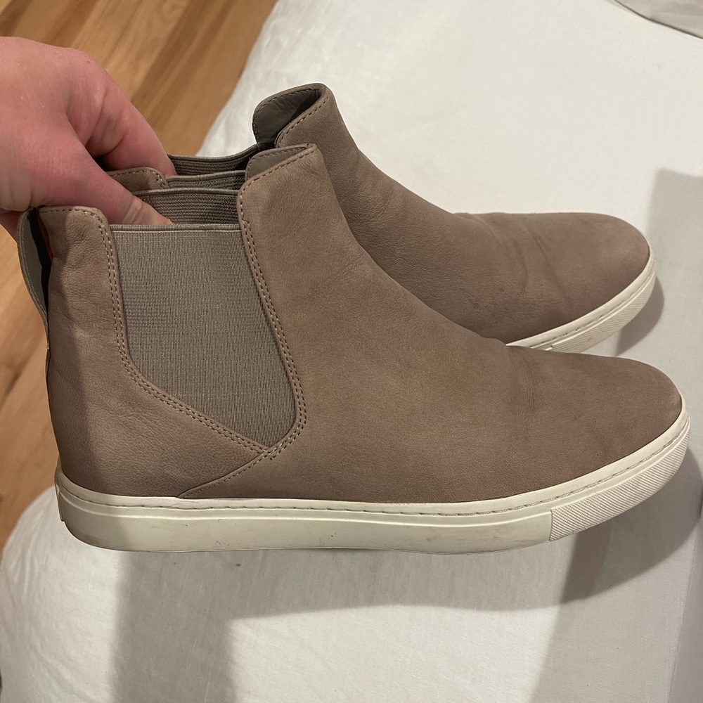 VINCE Newlyn High-Tops | Grey Suede | Size 8